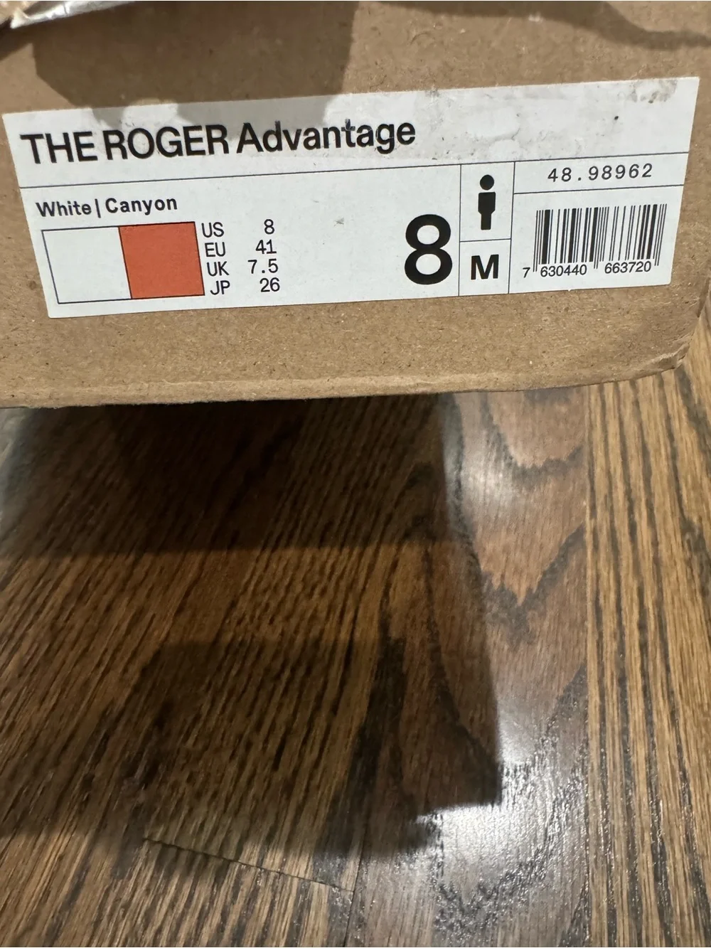 On Cloud The Roger’s Advantage Running White / Canyon Sneakers Swiss Preformance